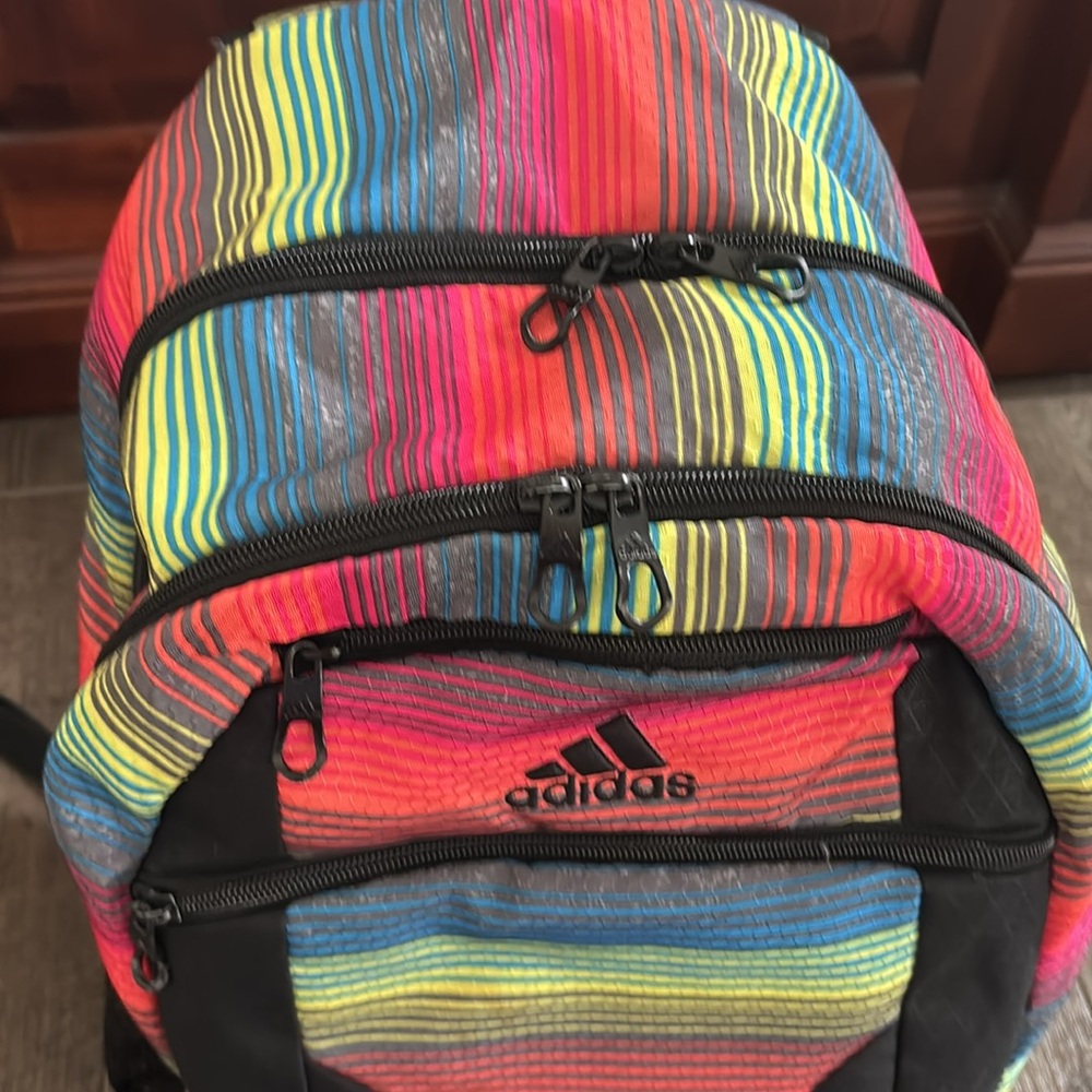 Adidas Backpack Multicolor Striped - Picture 3 of 17